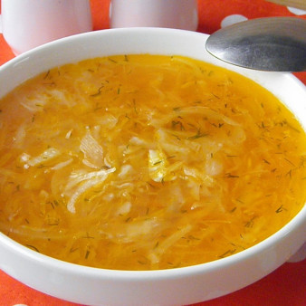 Постные щи из квашеной капусты