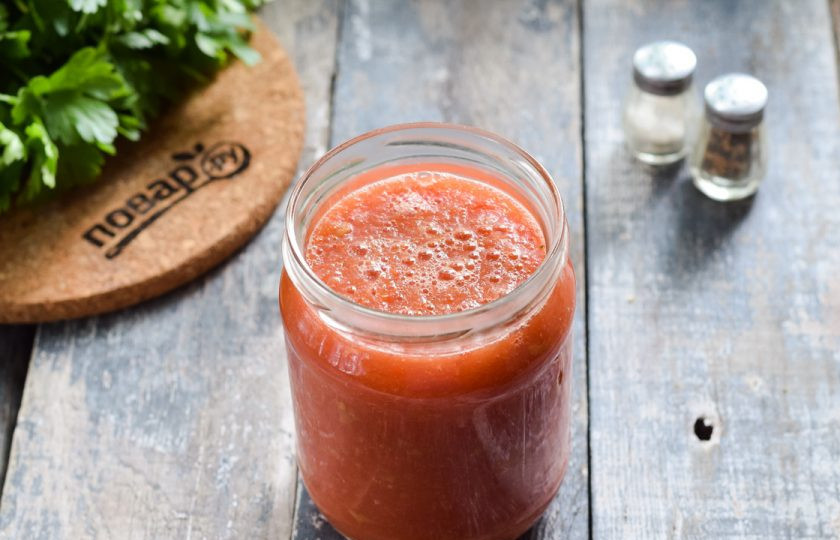 1. Этап. Кетчуп Краснодарский: Переложите кетчуп в стерильную банку.