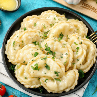 Вареники на пару