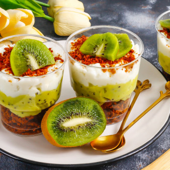 Трайфл с киви