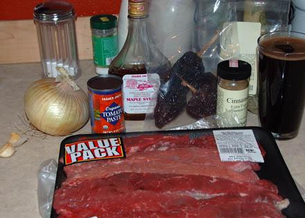 1. Этап. Ребрышки в соусе: Ингредиенты: