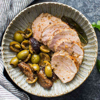 Pork Tenderloin with Figs and Olives