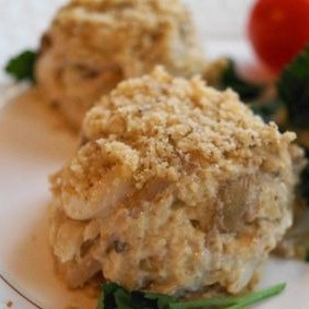 Салат с грибами, кальмарами и сыром