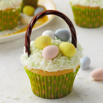 Easter Basket Cupcakes
