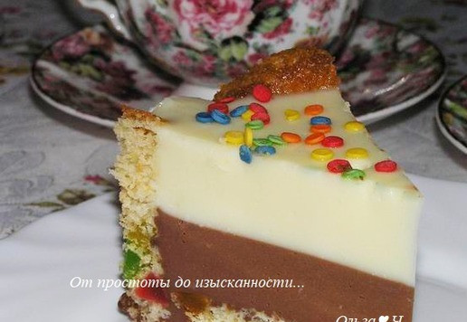 1. Этап. Торт Пасхальный из кексов или куличей: Кусочек имениннику.