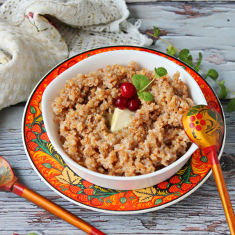 Каша из дробленой пшеничной крупы