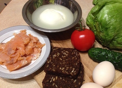 1. Этап. ПП-бутерброды на перекус: Вот какие они — наши полезные ингредиенты для бутербродов.