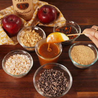 Boozy Caramel Apples