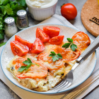 Рыба запеченная с авокадо