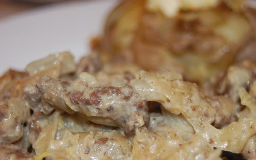 1. Этап. Говядина в сливочном соусе: Готово! Приятного аппетита!