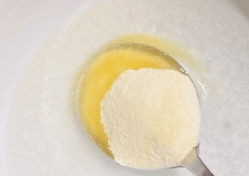 1. Этап. Сливочно-тыквенный десерт: Желатин залить водой (как указано на упаковке )оставить для набухания