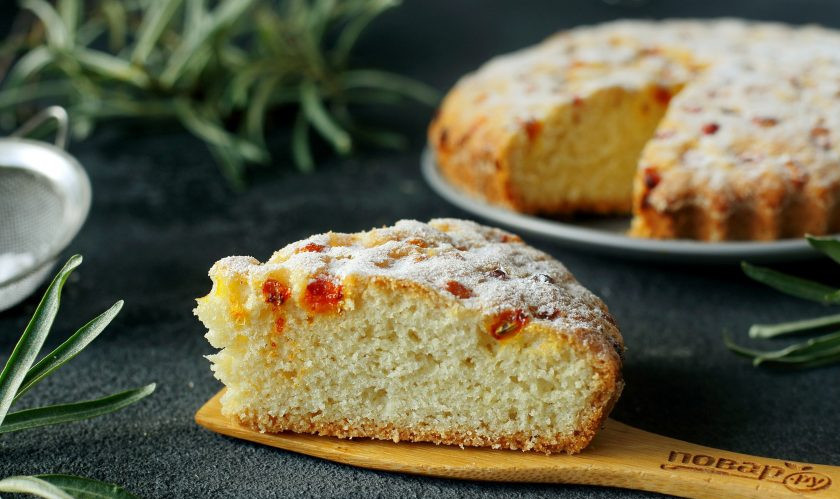 1. Этап. Кекс с облепихой: Приятного аппетита!