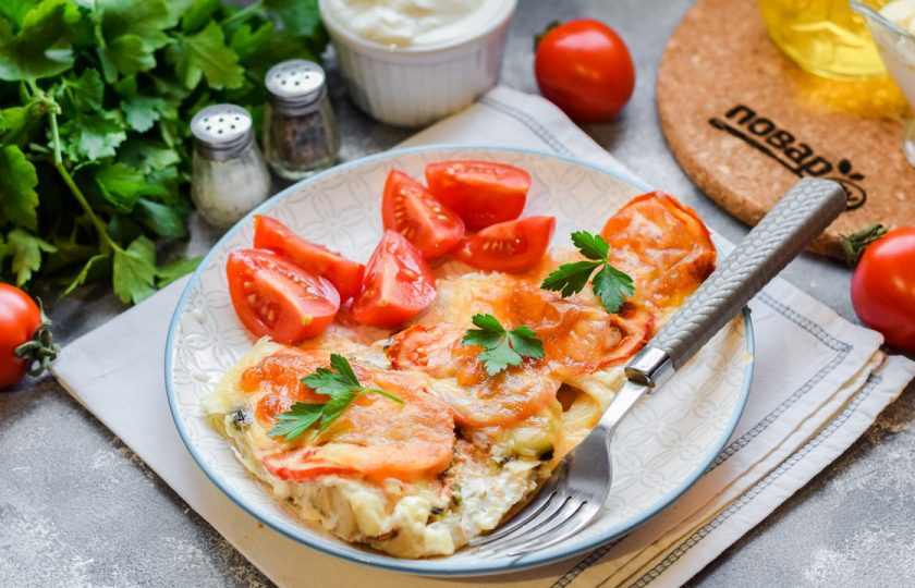 1. Этап. Рыба запеченная с авокадо: Приятного аппетита!