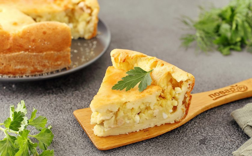 1. Этап. Невесткин пирог: Невесткин пирог готов. Нарежьте его на порции и подайте к столу. Приятного аппетита!