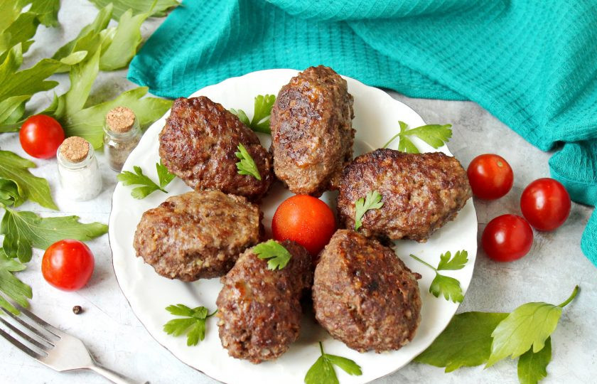 1. Этап. Котлеты из мраморной говядины: Приятного аппетита!