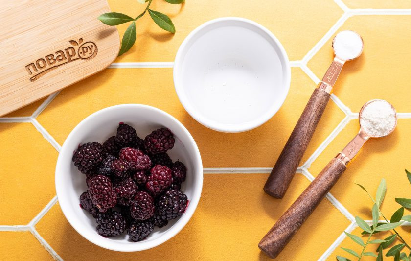 1. Этап. Кето-мармелад: Подготовьте все ингредиенты.