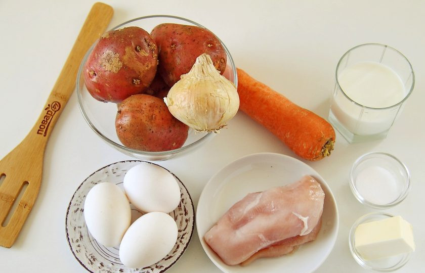 1. Этап. Суп Шыд: Подготовьте все ингредиенты.