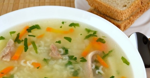 1. Этап. Суп с рисом и картошкой: Супчик готов, приятного аппетита!