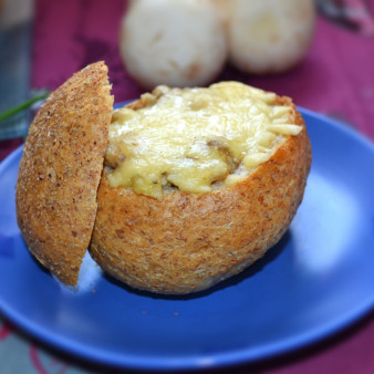 Булочки с грибами