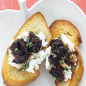 Goat-Cheese Crostini with Fig Compote