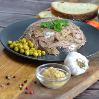 Холодец из шеек индейки