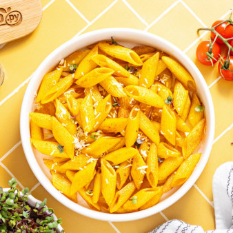 Макароны с куркумой