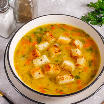 Суп из чечевицы без картофеля