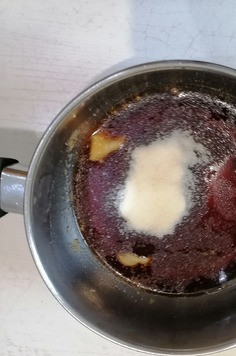 1. Этап. Кофейно-ореховый чизкейк в рожке: Желатин растворить в кофе согласно инструкции