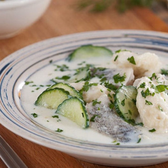 Рыбный айнтопф на молоке