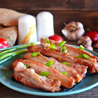 Свиные ребра в медовой глазури