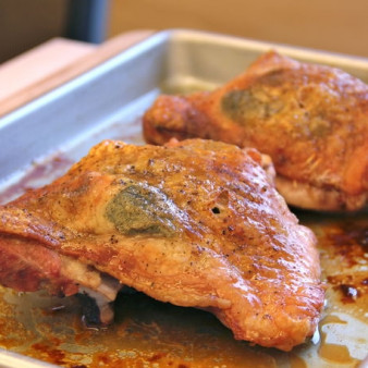 Бедро индейки в духовке