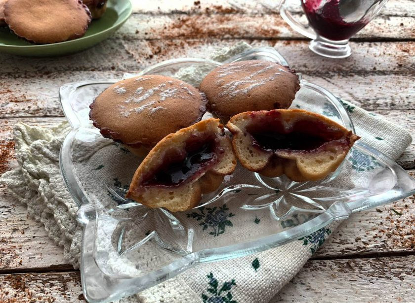 1. Этап. Кексы с повидлом: Кексы с повидлом готовы. Приятного аппетита!