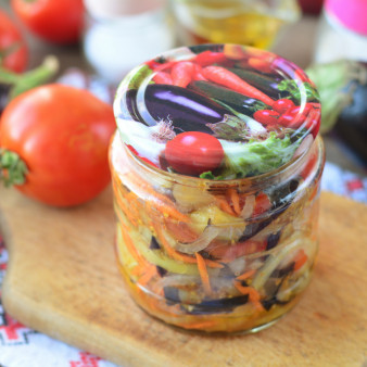 Хе из баклажанов на зиму