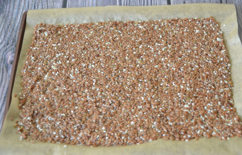 1. Этап. Льяные флаксы: Полностью повторите процедуру выпекания.