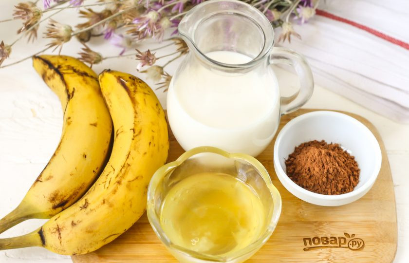 1. Этап. Шоколадная паста ПП: Подготовьте указанные ингредиенты.