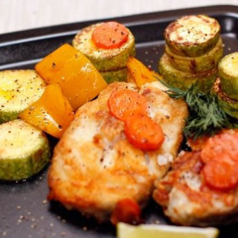 Стейки трески жареные