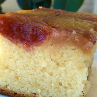 Очень вкусный сливовый пирог-перевертыш