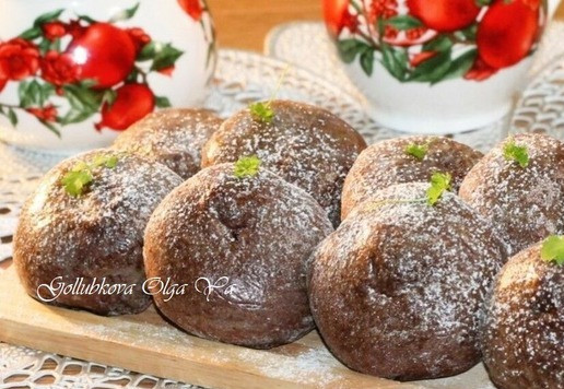 1. Этап. Шоколадное печенье с черешней на сгущенке: 14. Печенье получается очень ароматное. По структуре немного рыхлое, мягкое в меру сладкое и с прекрасным шоколадным вкусом. К чаю или кофе просто замечательно. Удачной Вам выпечки!