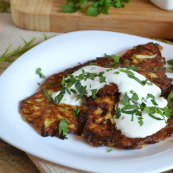 Драники из кабачков