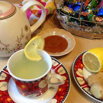 Полезный имбирный чай