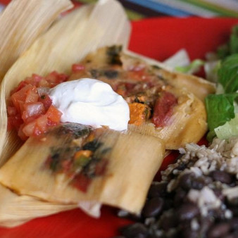 Вегетарианское тамале