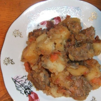 Жаркое из баранины в мультиварке