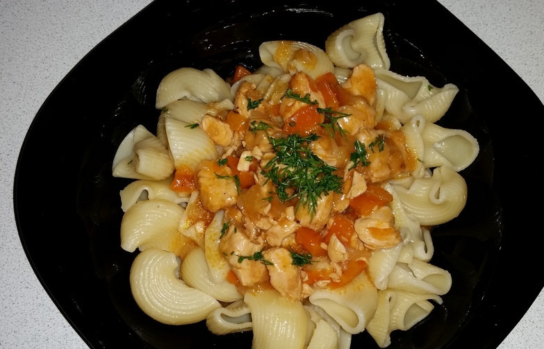 1. Этап. Гуляш из филе индейки: 4. Вот и все! Приятного аппетита!