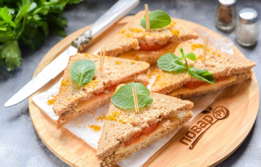 1. Этап. Индийские бутерброды: Приятного вам аппетита!