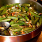 Sautéed Okra with Cashews
