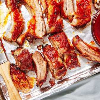 Shortcut BBQ Ribs