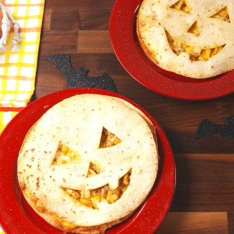 Jack 'O Lantern Quesadillas
