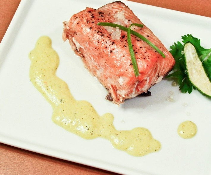 1. Этап. Сливочный соус к рыбе: Ну вот, все готово, можно подавать соус к рыбке.