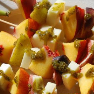 Персиковые шашлыки