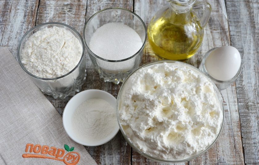 1. Этап. Творожные батончики: 1. Подготовьте продукты. Приступим!